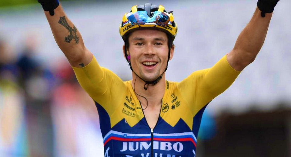 Defending champion Primož Roglic wins first stage of Vuelta a España
