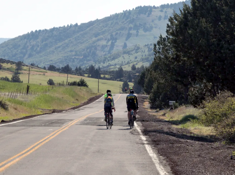 The 103 mile route is the toughest and Goes through Shasta Valley and rides up to Copco Lake