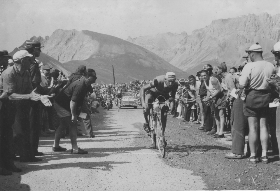 7th July 1957 Marcel Janssens was first on the top of the Galibier!