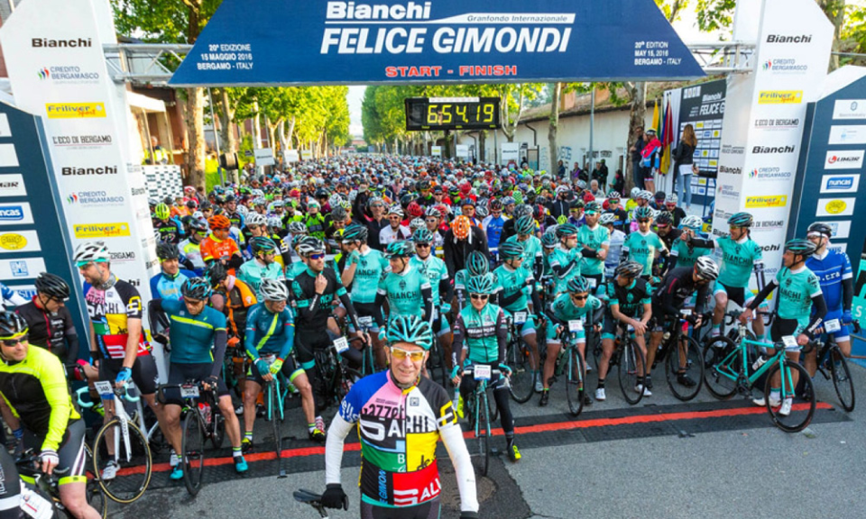 The VIP Experience culminates in riding the 2020 Bianchi Gimondi Gran Fondo in Bergamo