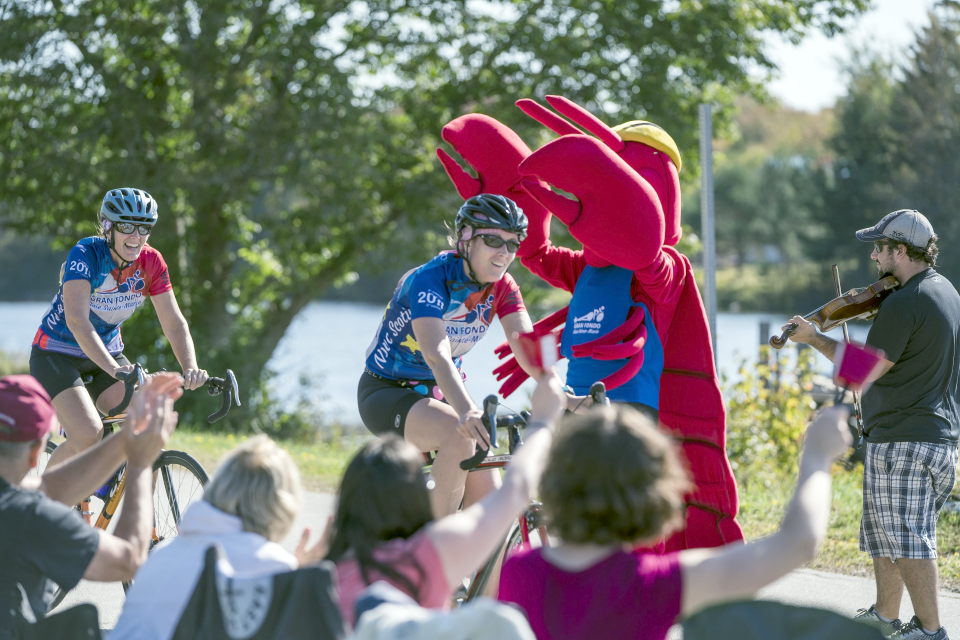 Cyclists will ride on low traffic, rolling inland roads along lakes and rivers