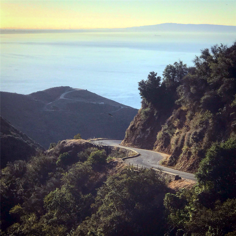 The legendary climbs included the Pacific Coast Highway and the iconic Mulholland