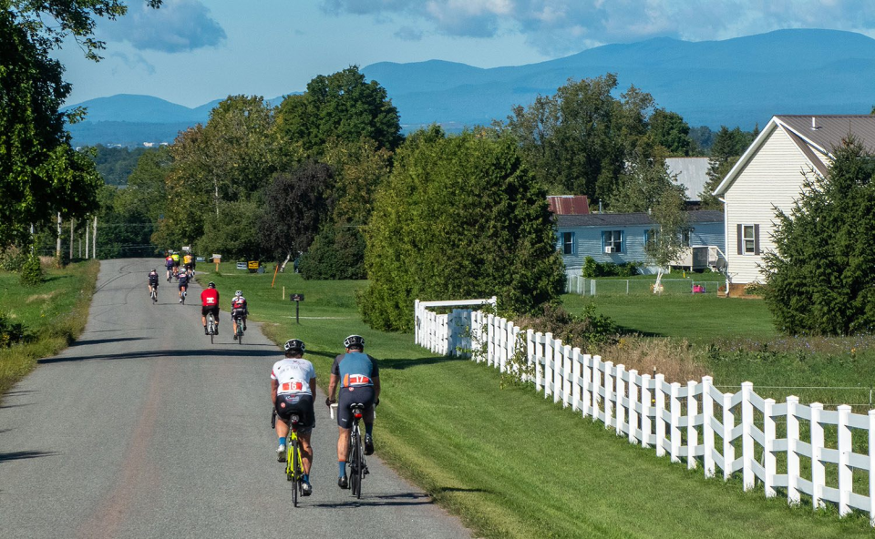 The 75 mile Gran Fondo included dozens of Vermont farms and Breathtaking views