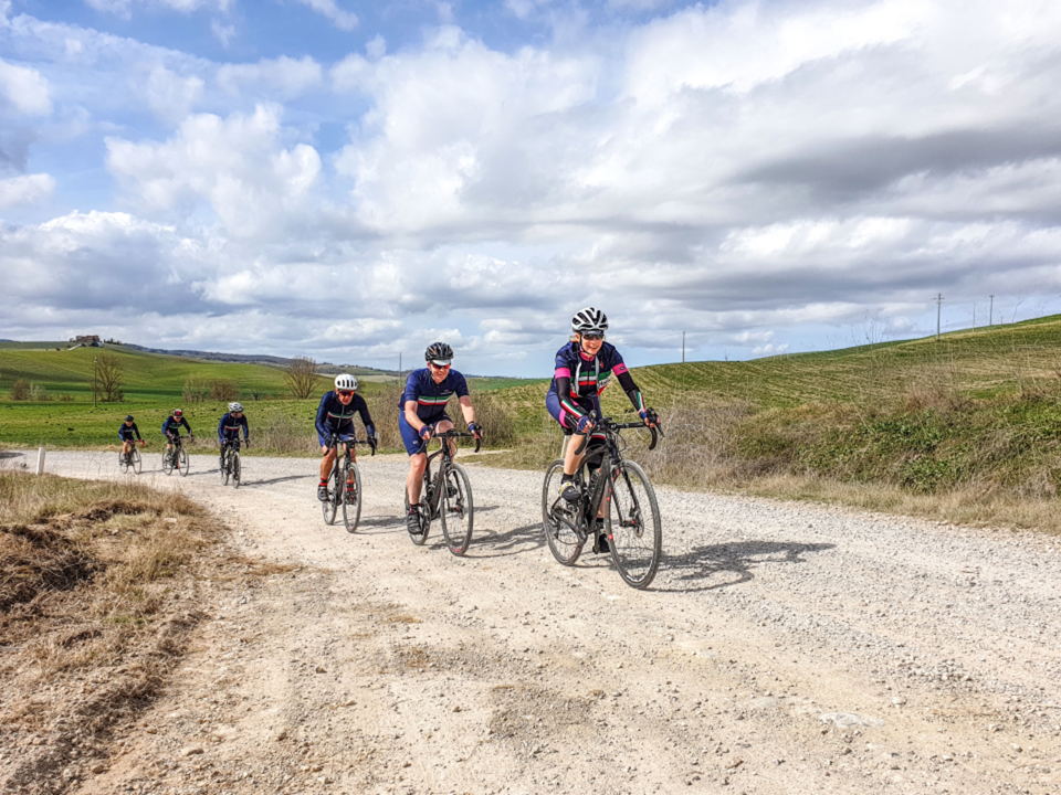 Riding Strade Bianche with Garda Bike Hotel by Jonathan Cooper