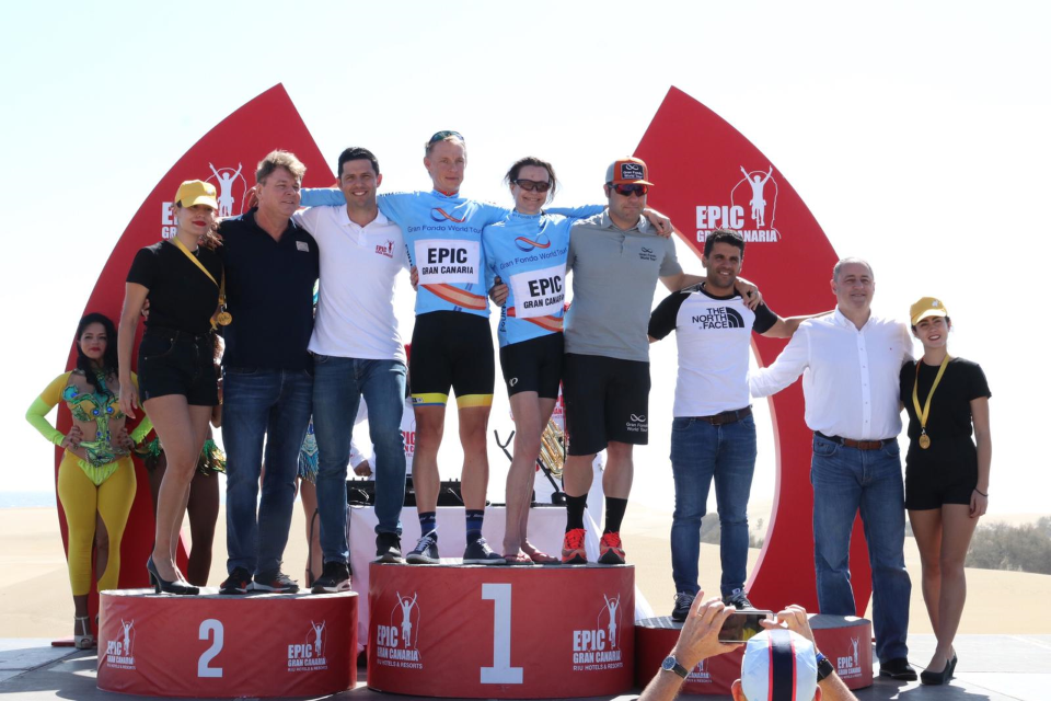 International Field Assembled for the 2020 Gran Fondo World Tour ® Start, 3rd Edition of EPIC Gran Canaria