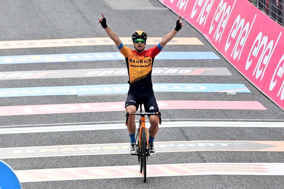 Slovenian Tratnik wins Giro d'Italia 16th stage