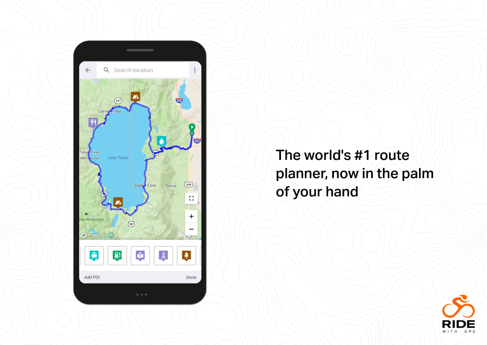 Ride with GPS Releases Mobile Route Planner