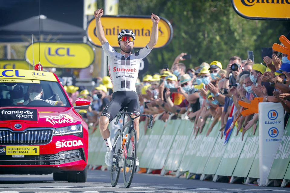 Swiss rider Marc Hirschi tastes victory at last at the Tour!