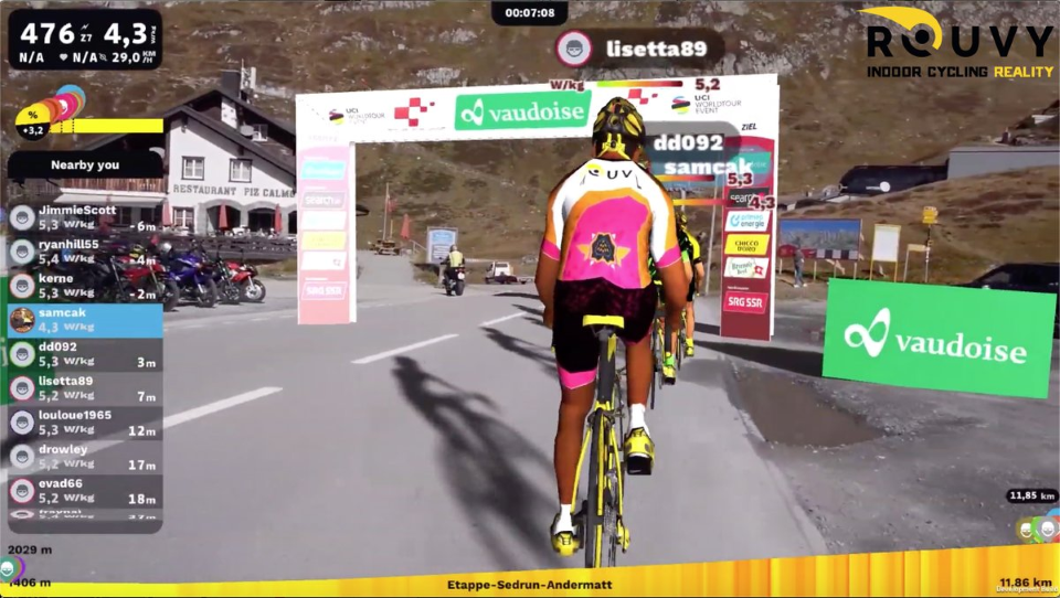 Tour de Suisse, ROUVY and Velon start the first digital race with the best pro teams in the world