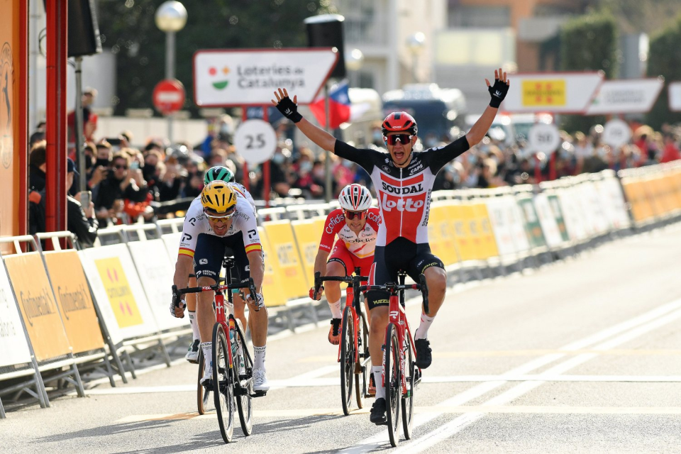 Andreas Kron sprints to stage 1 victory from breakaway at Volta a Catalunya