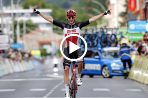Belgian Van Moer surprises the sprinters and solos to Dauphine Stage 1 Victory