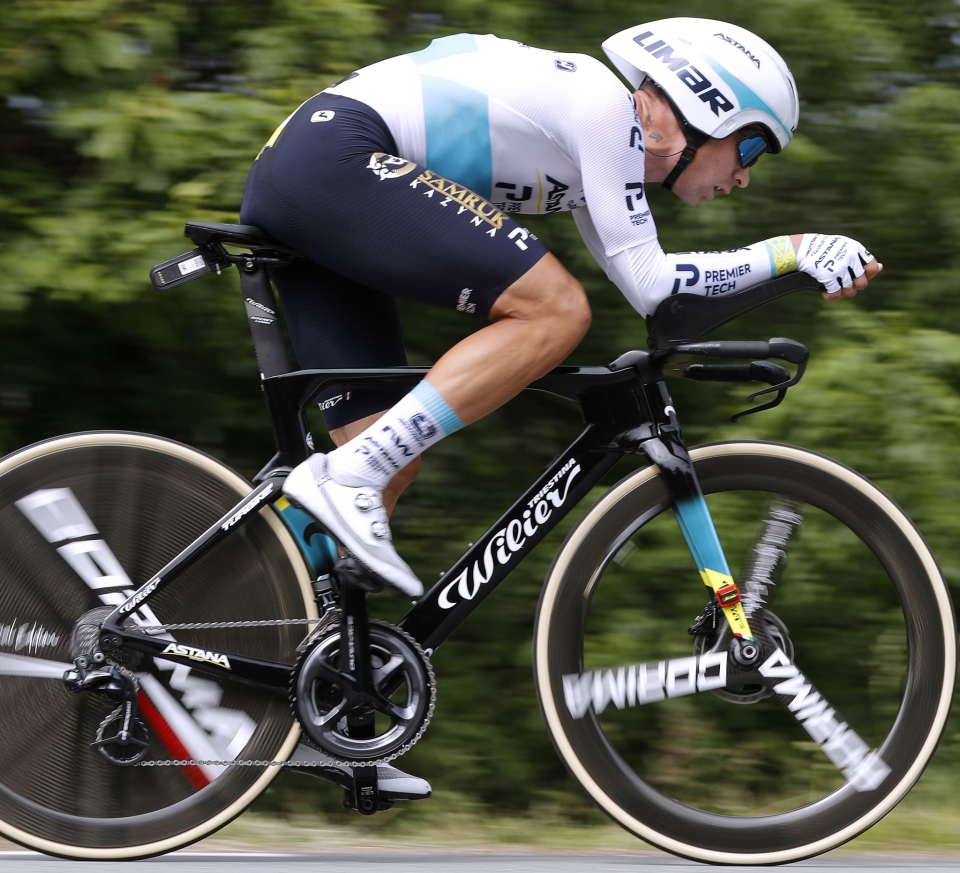 Lutsenko closes in on Postlberger after Astana Blitz Time Trial