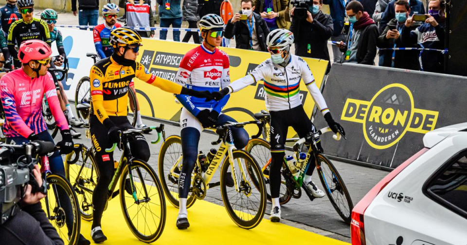 Van der Poel, van Aert and Alaphilippe favorites for the Tour of Flanders