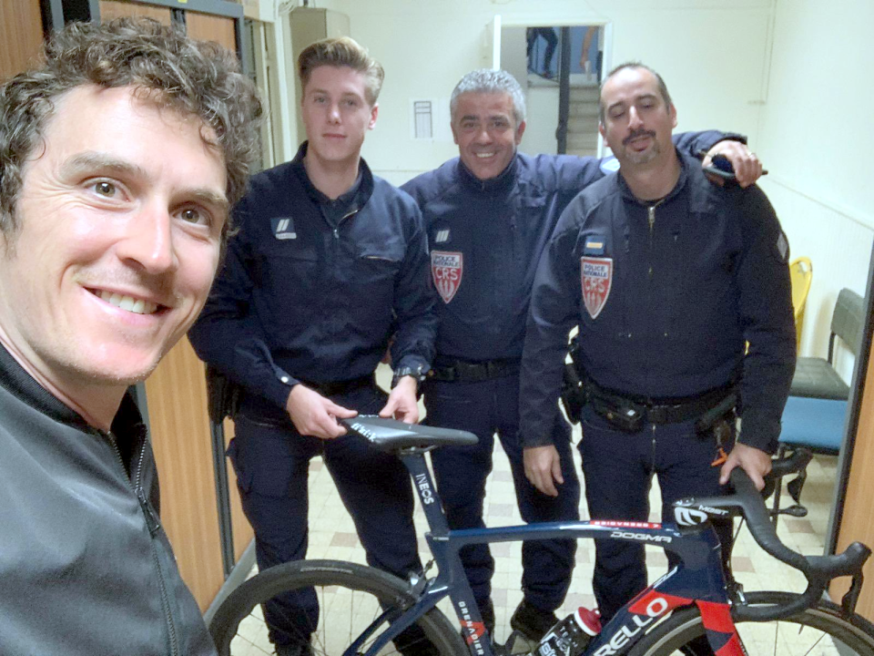 Big thanks to the Menton Police for their help