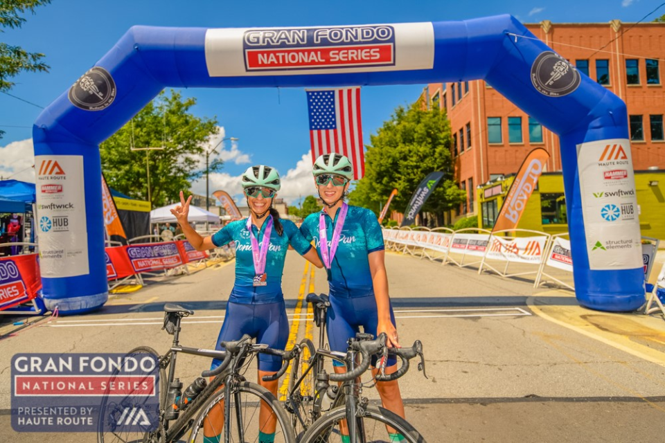 A huge celebration as cyclists from across the USA come together