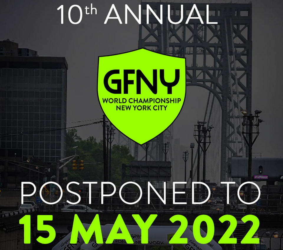 10th GFNY World Championship in NYC postponed to 2020 due to the pandemic