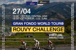 Pre-Registration for Gran Fondo World Tour Rouvy Challenge Virtual Race Open