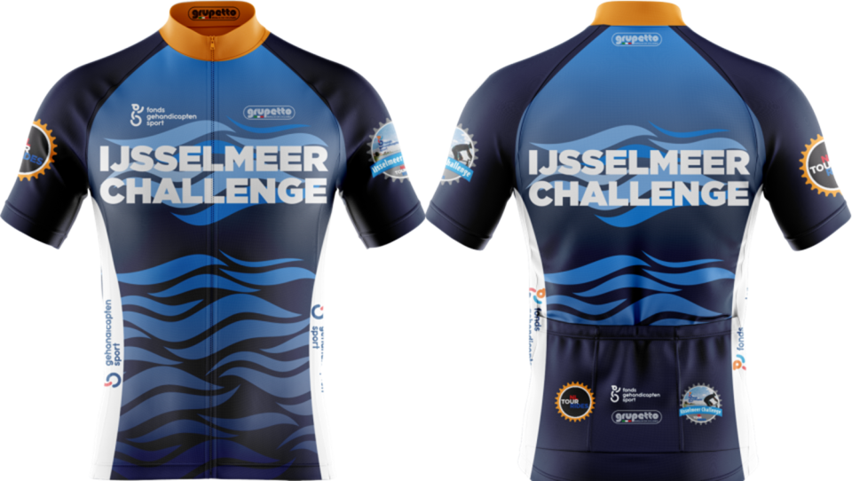 The unique Limited Edition 2021 IJsselmeer Challenge cycling jersey