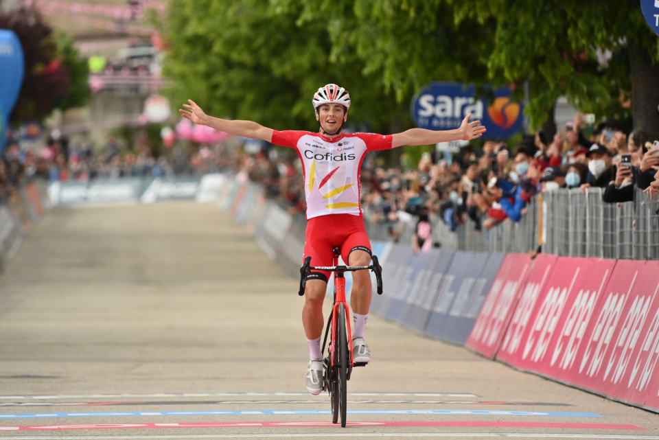 Frenchman Victor Lafay solos to win Giro d'Italia stage eight