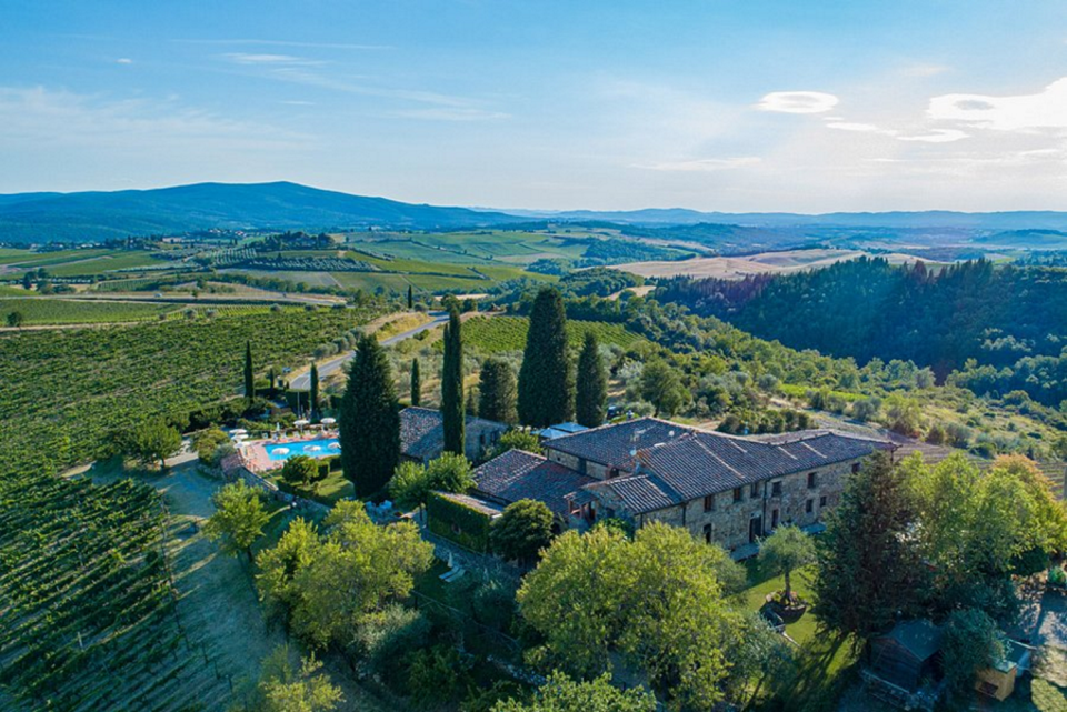 staying at the fabulous 4-star Belvedere di San Leonino hotel in the heart of Tuscany