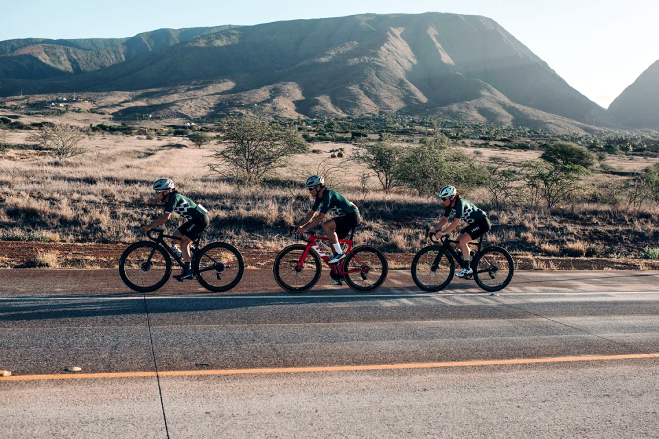 Cyclists in the inaugural event took on the 60-mile “gran fondo” of the famed West Maui Loop