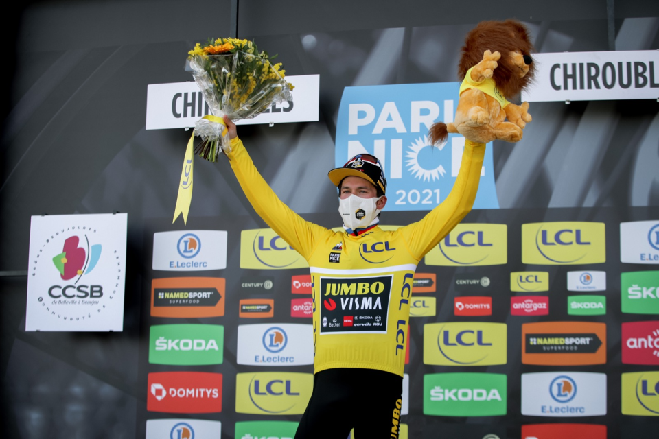 Primoz Roglic wins in Beaujolais to take Paris-Nice lead on Stage 4