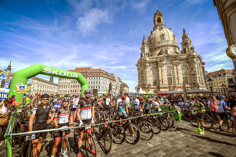 "ŠKODA Velorace Dresden" - The most beautiful cycling city tour in Germany goes virtually with ROUVY to the 1st Virtual Dresden Edition