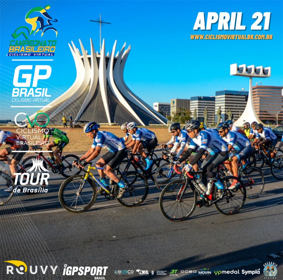 Tour of Brasilia hosts an open Virtual Cycling Week with the Brazilian champions on ROUVY