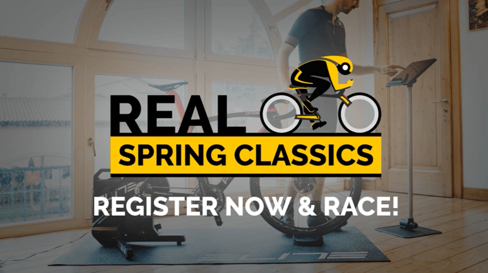 ROUVY Announces the Virtual ‘Real Spring Classics’ series presented by ELITE Cycling and Santini