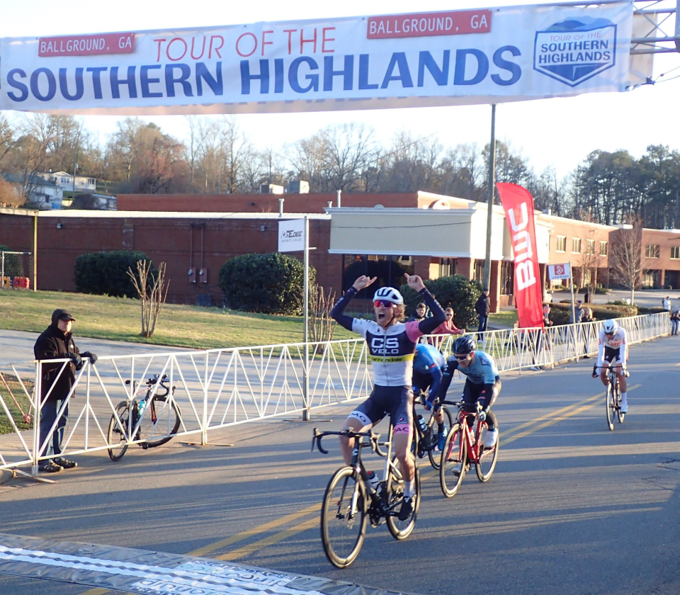 Road and track, rising to the rank as Category-1 racer in both disciplines.