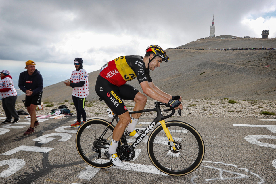 Wout van Aert attacks on Mont Ventoux to win stage 11