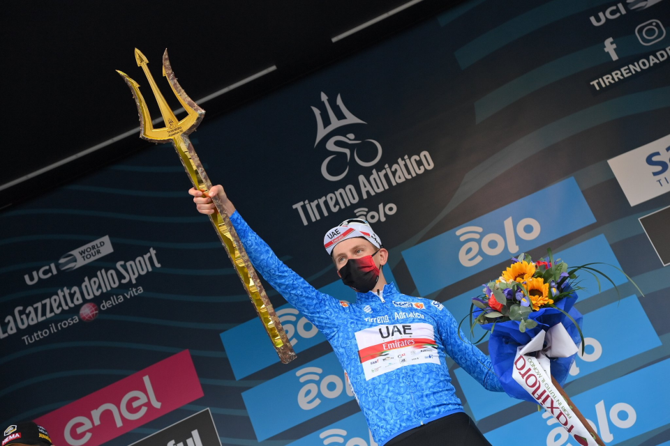 Tour de France champion Pogacar wins Tirreno-Adriatico