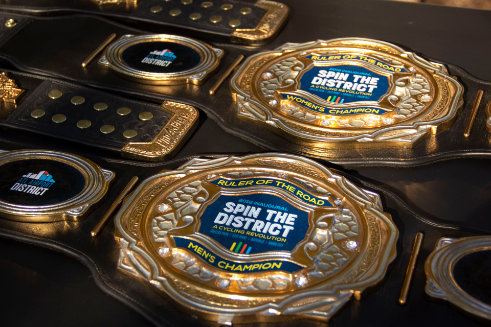 the first-place 100-mile finishers (one man and one woman) will take home a belt