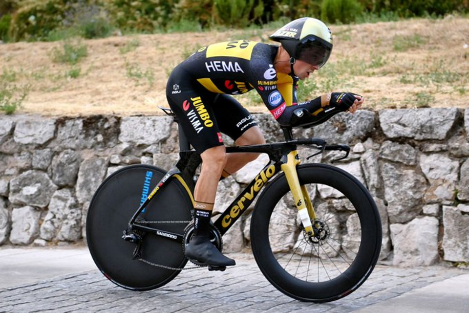 Olympic Champion Primoz Roglic wins La Vuelta Opening Time Trial