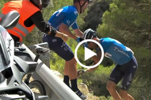 Alejandro Valverde abandons Vuelta a España after nasty crash