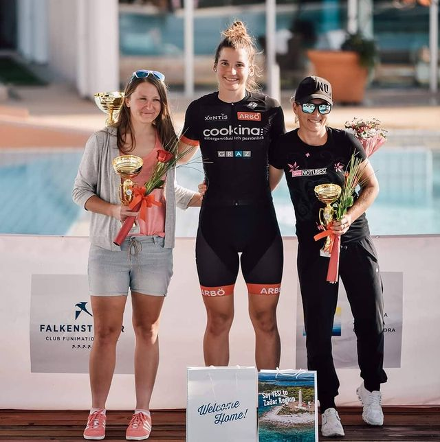 For the women, Petra Zsanko was the overall winner of Granfondo Falkensteiner Borik - Zadar in a time of 2h 39m 20s