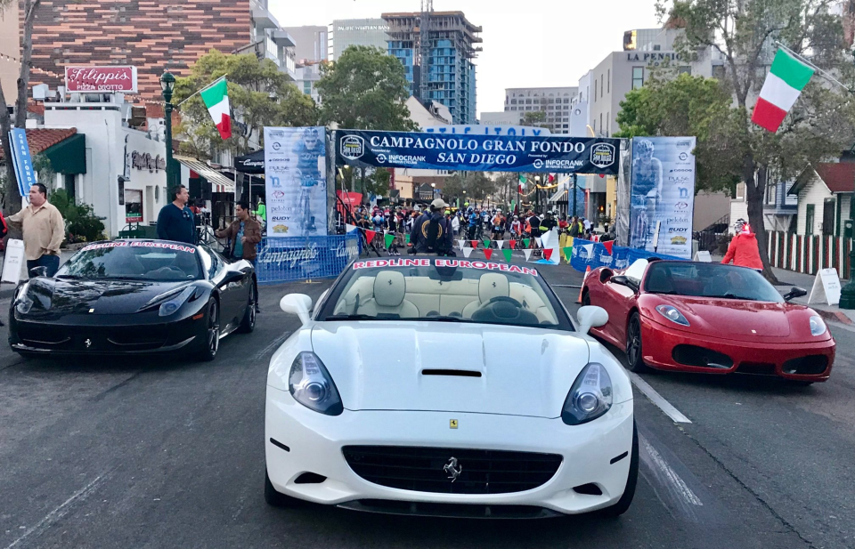 In true Italian Flair, the huge peloton will be led out by an impressive procession of the finest Ferrari’s, with fully closed roads for the first 8 miles! 