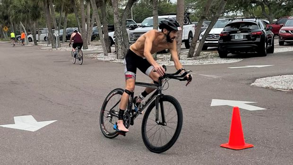 Photo: Adam Hasebroock, of Tampa, was a keen triathlete and trained regularly in and around Tampa Bay