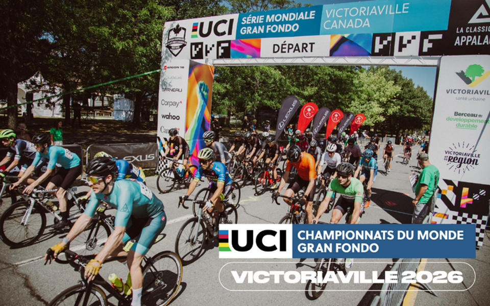 Victoriaville, Canada, will Host the 2026 UCI Gran Fondo World Championships