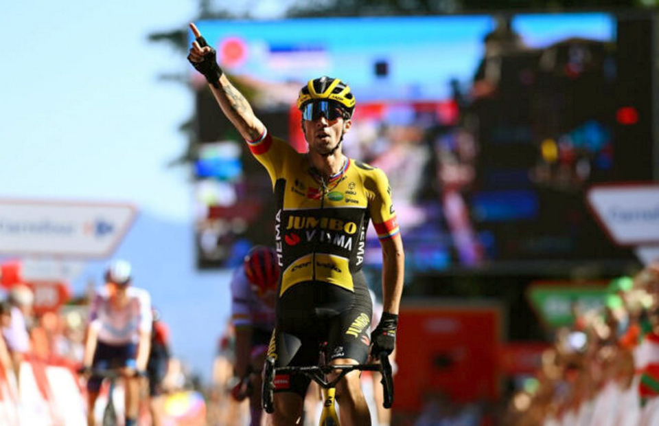 Primoz Roglic Stamps authority on La Vuelta with Stage 4 Win!