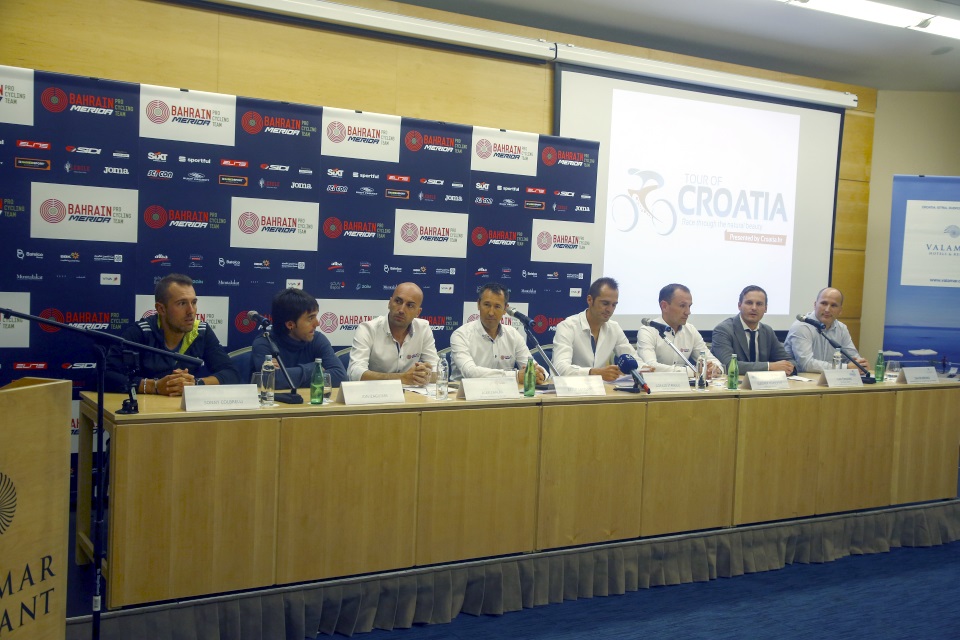 BAHRAIN MERIDA Pro Cycling Team had their first ever-official press conference in Croatia