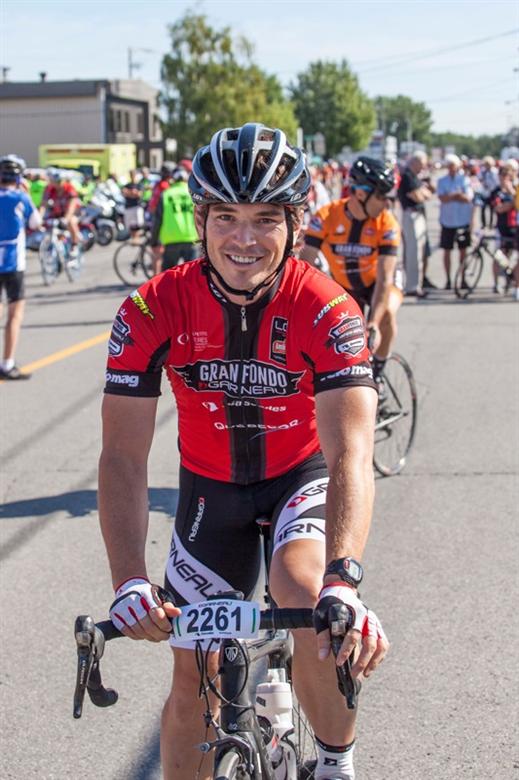 Sébastien Delorme will be the Honorary President for the 2016 edition of the Granfondo Garneau-Quebecor