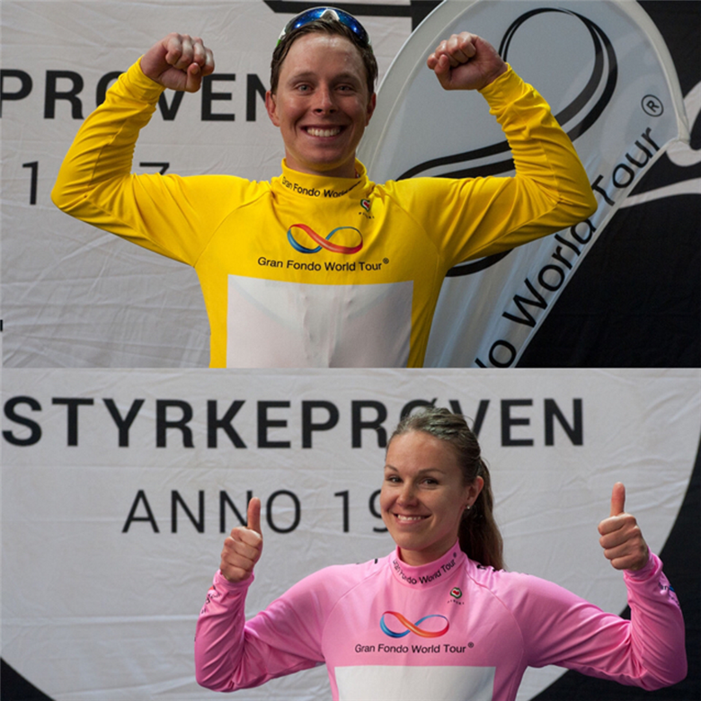 New Gran Fondo World Tour Series leaders are: Siv Elin Betsi Saeteren in the womans category and Jonas Orset in the mens category