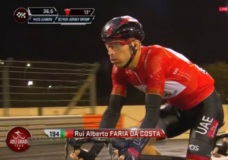 36km to go. Rui Costa looks likely to win the GC.