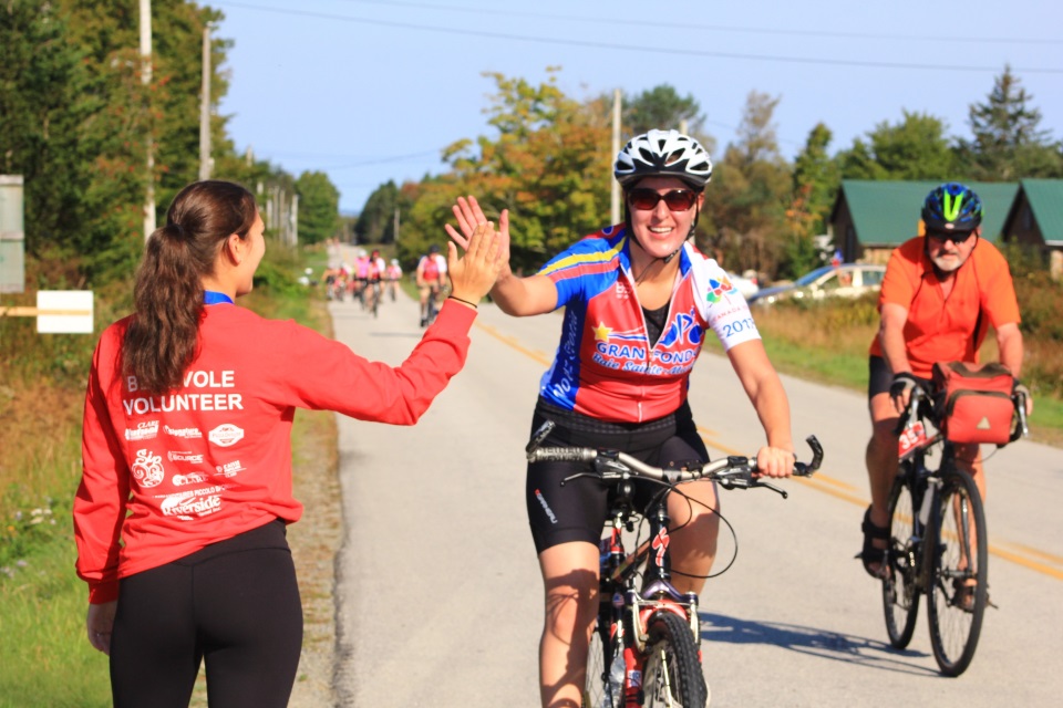 Accolades pour in for the Gran Fondo Baie Sainte Marie in Atlantic, Canada