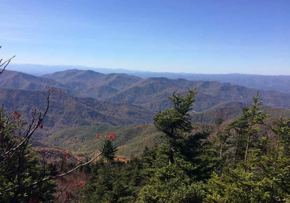 Photo: Epic Views on top of Point Lookout Trail. Credit: Bookwalter Binge