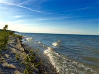 The Beautiful Lake Huron - Take a dip after your ride!