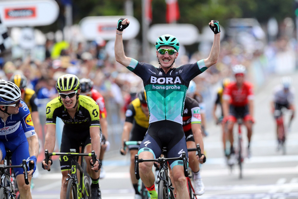 Jay McCarthy wins the Cadel Evans Road Race in a thrilling finale - Photo Credit: © BORA - hansgrohe / Bettiniphoto