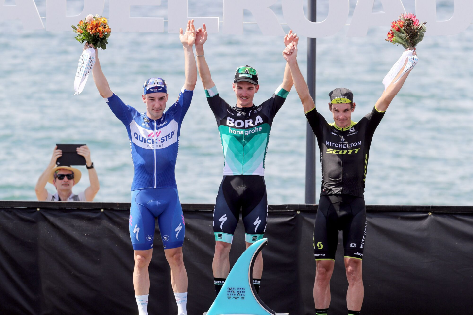 Jay McCarthy wins the Cadel Evans Road Race in a thrilling finale - Photo Credit: © BORA - hansgrohe / Bettiniphoto