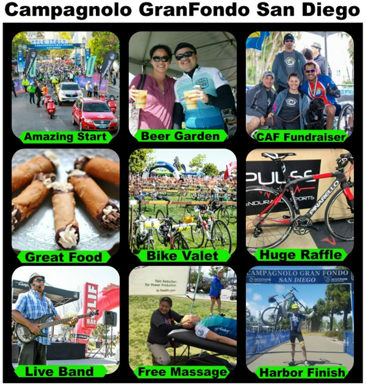 Campy VIP Corral and Save $10 off at Campagnolo Gran Fondo San Diego